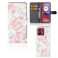 Motorola Moto G84 Hoesje Lovely Flowers | Portemonnee hoesje
