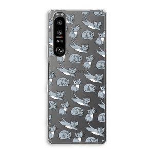 Poezen: Sony Xperia 1 III Transparant Hoesje