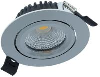 LED inbouwspot 5W DimToWarm 85mm 36gr rond verstelbaar chroom - LED4603