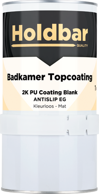 Holdbar 2K Badkamer Topcoating Mat Antislip (Extra Grof) 1 kg