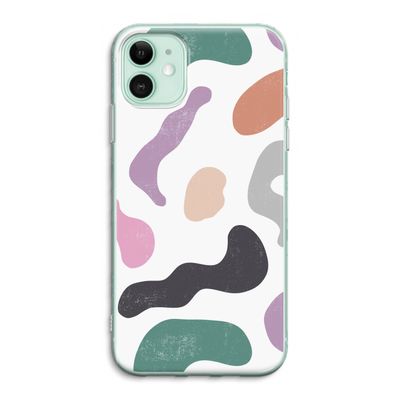 Memphis Shapes: iPhone 11 Transparant Hoesje