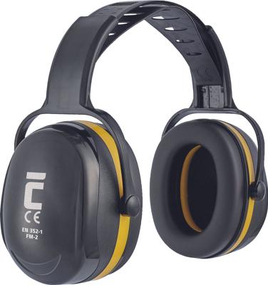 Oorkappen SNR 33 dB Cerva FM-2 zwart+geel
