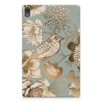 Siliconen Hoesje voor Lenovo Tab P11 | P11 Plus Vintage Bird Flowers