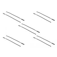 Delock 18966 Kabelbinder Zwart 10 stuk(s)