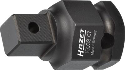 HAZET Kracht-verloopdoppen 1003S-07 · 24 mm buitenzeskant · 1/2 inch (12,5 mm) vierkant massief · Lengte: 44 mm