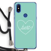 Best heart pastel: Xiaomi Mi Mix 3 Transparant Hoesje met koord