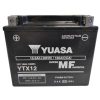 YUASA Gesloten batterij onderhoudsvrij, Batterijen voor motor & scooter, YTX12
