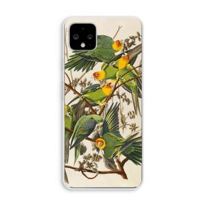 Carolinaparkiet: Pixel 4 XL Transparant Hoesje