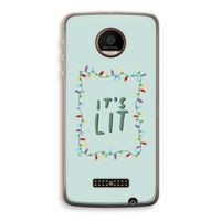 It's Lit: Motorola Moto Z Force Transparant Hoesje