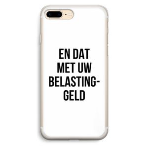 Belastinggeld: iPhone 7 Plus Transparant Hoesje