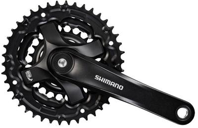 Shimano crankstel 6/7/8 speed tourney fc-ty501 met 170mm crankarm 48 x 38 x 28t zwart