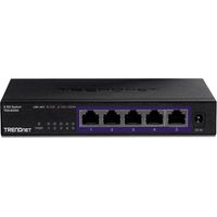 Trendnet TEG-S380 netwerk-switch Unmanaged Gigabit Ethernet (10/100/1000) Zwart - thumbnail