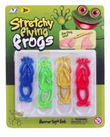 Jonotoys kikker katapult 8 cm 4 stuks - thumbnail