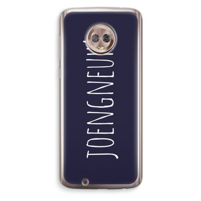 Joengneuh!: Motorola Moto G6 Transparant Hoesje