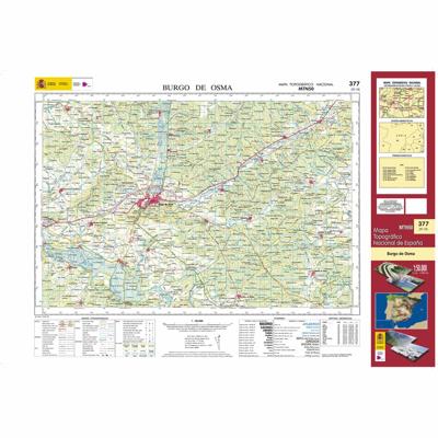 Topografische kaart 377 MT50 Burgo de Osma | CNIG - Instituto Geográfico Nacional1