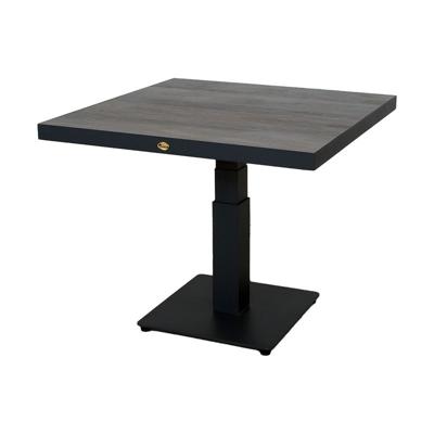 Pine Valley verstelbare lounge tafel midnight grey 90 x 90 cm - Oosterik home
