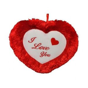 Pluche rood hart kussen I Love You 45 cm