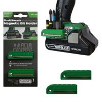 Stealthmounts Bithouder voor Hikoki/Metabo HPT/Hitachi | Groen | 2 stuks - BH-MHH-GRN-2