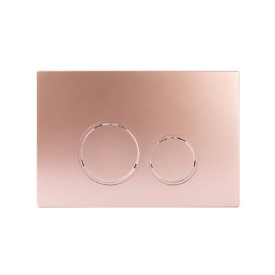 Bedieningsplaat StarBlueDisc Doppio 55 TBV Geberit UP100 UP320 Rose Goud OP=OP