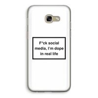I'm dope: Samsung Galaxy A5 (2017) Transparant Hoesje