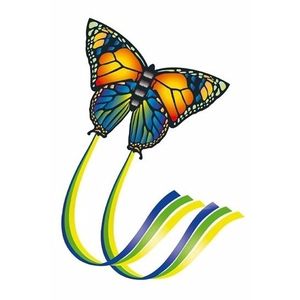 Kindervlieger vlinder gekleurd   -