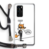 GSM secure: Huawei P40 Transparant Hoesje met koord