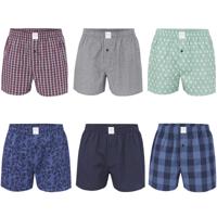 MG-1 MG-1 Wijde Boxershorts Heren 6-Pack D300 Assorti Multipack