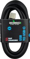 Greenmouse kabel, USB-A naar USB-C, 2 m, zwart