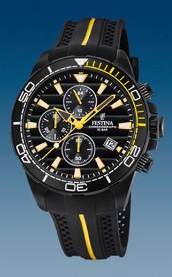 Horlogeband Festina F20366-1 Silicoon Zwart