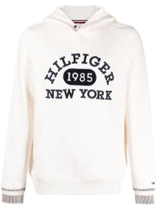 Tommy Hilfiger hoodie en coton à logo brodé - Tons neutres