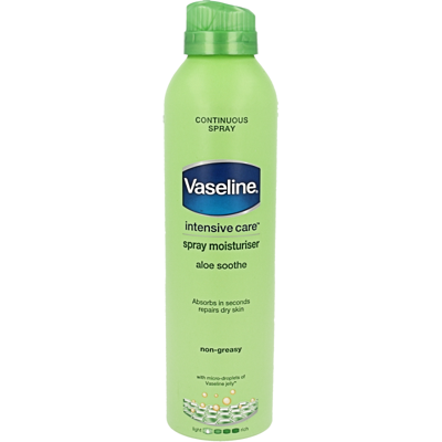 Vaseline Lotion spray aloe vera 190 Milliliter