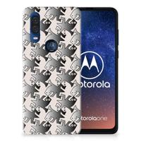 Motorola One Vision | TPU Hoesje | Salamander Grey