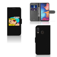 Samsung Galaxy A20e Wallet Case met Pasjes Popart Oh Yes - thumbnail