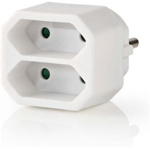 Stopcontactsplitter | 2-weg | Eurostopcontact | Wit