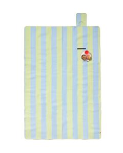 HEMA Picknickkleed 300x200cm Strepen (lichtblauw)