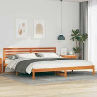 Bedframe Wasbruin 180 x 210 cm Massief grenenhout