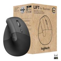 Logitech Lift for Business muis Rechtshandig RF-draadloos + Bluetooth Optisch 4000 DPI - thumbnail