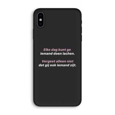 gij zijt ook iemand: iPhone X Biologisch afbreekbaar hoesje
