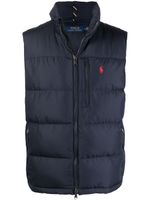 Polo Ralph Lauren gilet matelassé à logo Pony - Bleu - thumbnail