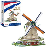 Cubic Fun 3D Puzzel Hollandse Windmolen 61 Stukjes - thumbnail