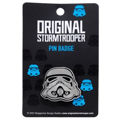 The Original Stormtrooper Helm Emaille Button Badge