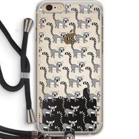 Makis: iPhone 6 PLUS / 6S PLUS Transparant Hoesje met koord