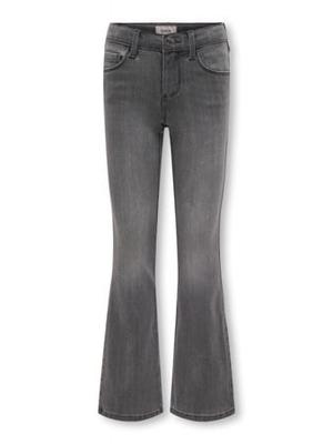 Kids ONLY winter jeansbroek meisjes - grijs - KogRoyal - flared fit