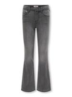 Kids ONLY winter jeansbroek meisjes - grijs - KogRoyal - flared fit