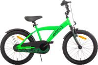AMIGO Explorer 18 Inch Jongens Terugtraprem Groen/Zwart