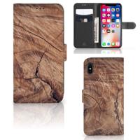 Apple iPhone Xs Max | Book Style Case | Tree Trunk