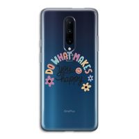 Happy days: OnePlus 7 Pro Transparant Hoesje