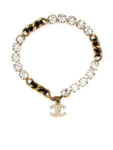 CHANEL Pre-Owned bracelet à breloques CC (1995) - Or