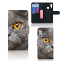 Telefoonhoesje met Pasjes Samsung Galaxy A10s Britse Korthaar - thumbnail