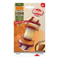 Kauwspeelgoed voor honden Nylabone Rawhide Naakt Maat M Nylon Kalfsvlees - thumbnail